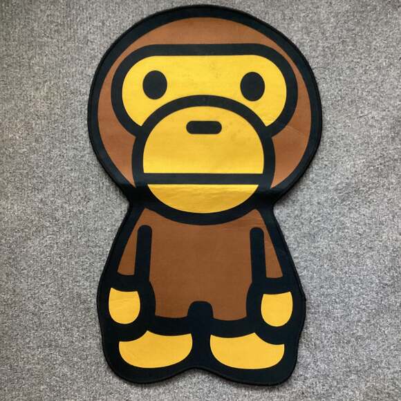 BAPE Baby Milo Style Brown and Yellow Graphic Patch